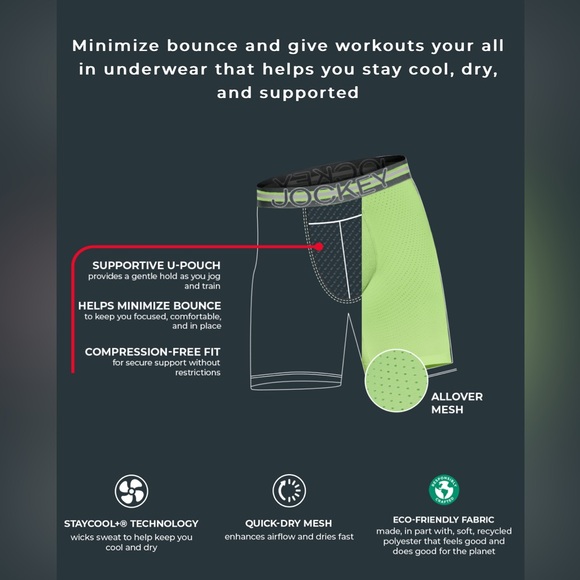 Jockey sport 9in - Picture 5 of 5